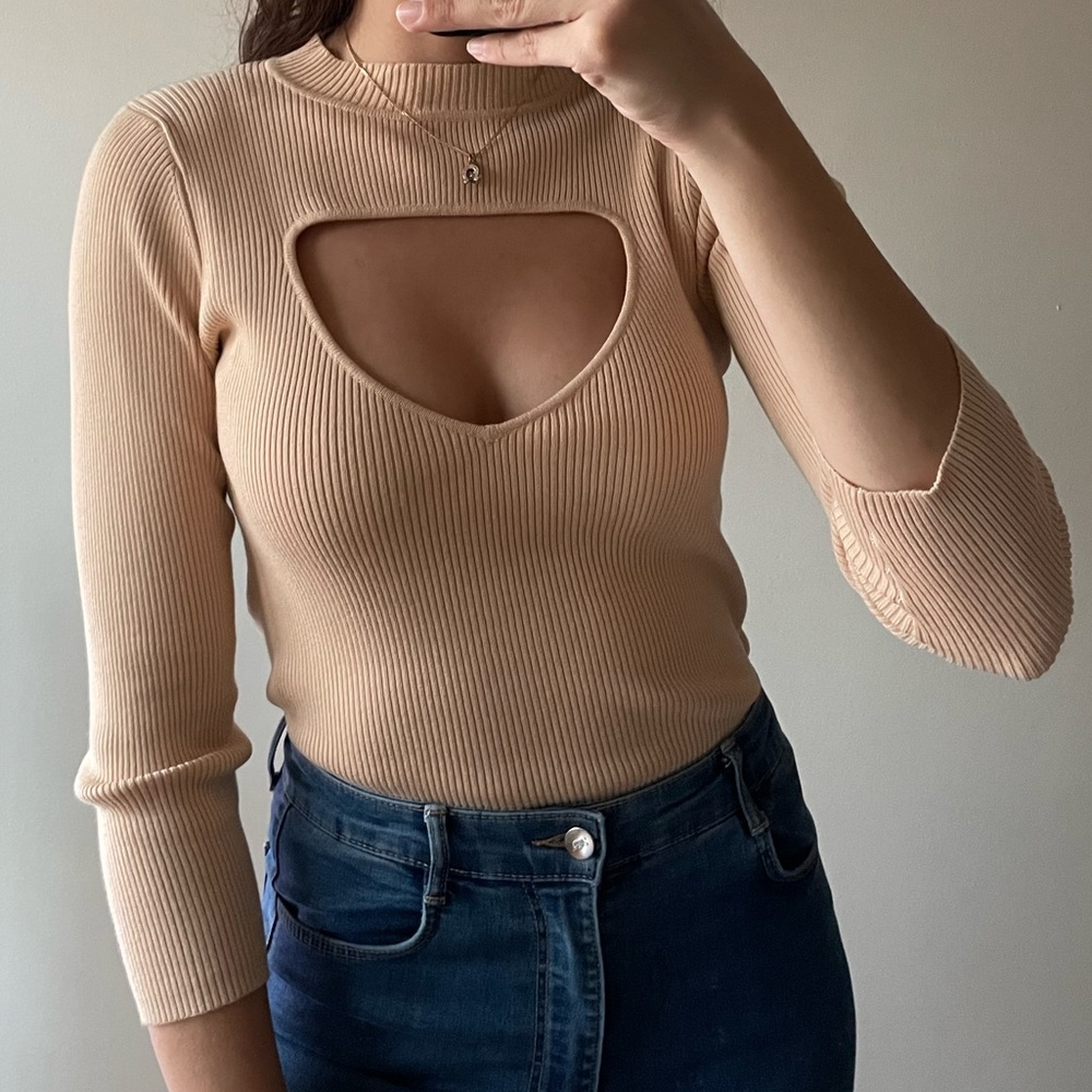 Zara Beige Long Sleeve- Size M